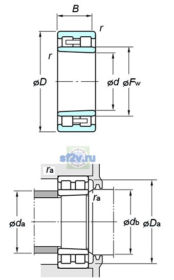 Фото подшипника NNU4920K