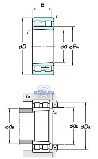 Фото подшипника NNU4930K