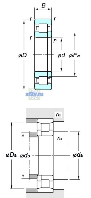 Фото подшипника NUP213R