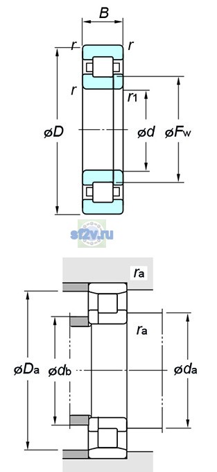Фото подшипника NUP2226R