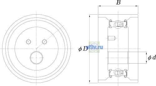 Фото подшипника PU105015ARR1H