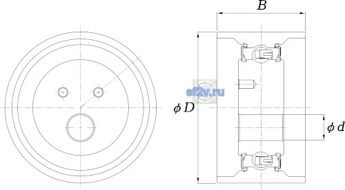 Фото подшипника PU106018FRR1D