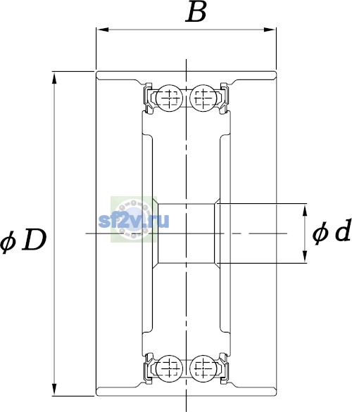 Фото подшипника PU107029RMZY