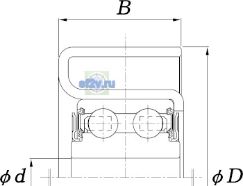 Фото подшипника PU107029RMZY1