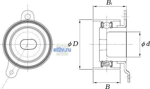 Фото подшипника PU285530RR1DV1
