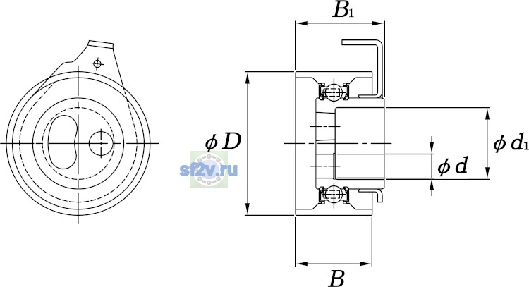 Фото подшипника PU306029RR1XV