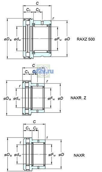 Фото подшипника RAXZ 517