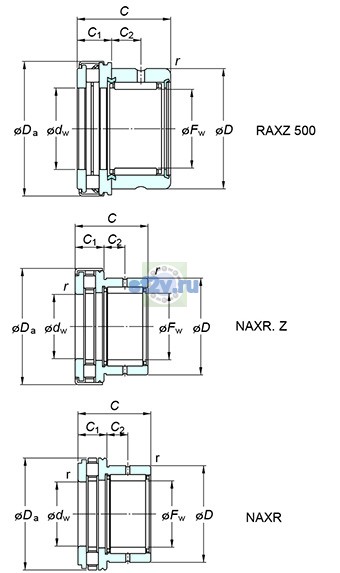 Фото подшипника RAXZ 530