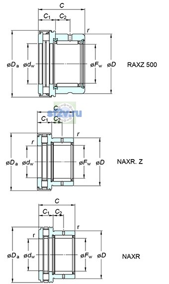 Фото подшипника RAXZ 535