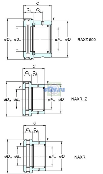 Фото подшипника RAXZ 545