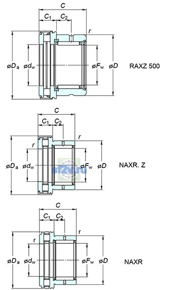 Фото подшипника RAXZ 570