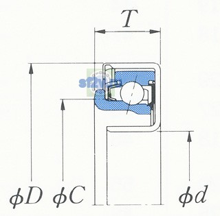 Фото подшипника RCT40SA3