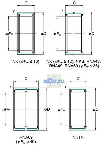 Фото подшипника RNA4822