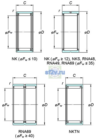 Фото подшипника RNA4826