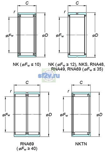 Фото подшипника RNA4832