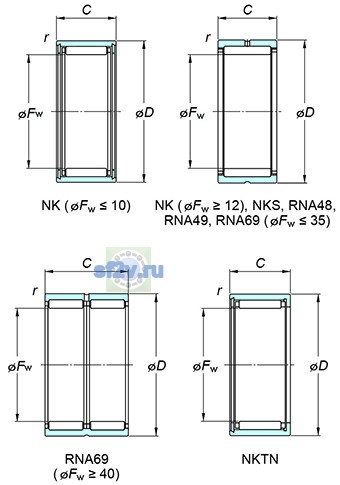 Фото подшипника RNA4902