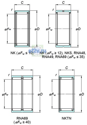 Фото подшипника RNA4905