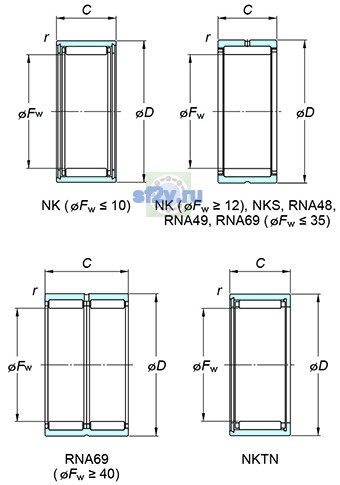 Фото подшипника RNA4907