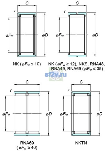 Фото подшипника RNA6907