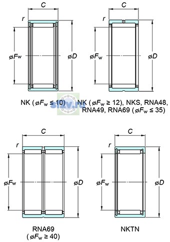 Фото подшипника RNA6910