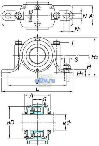 Фото подшипника SN513