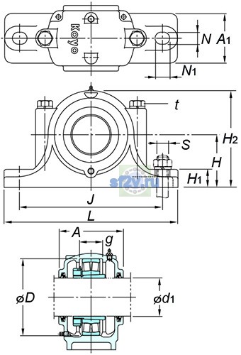 Фото подшипника SN516