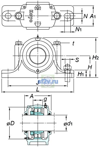 Фото подшипника SN519