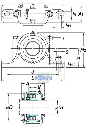 Фото подшипника SN608
