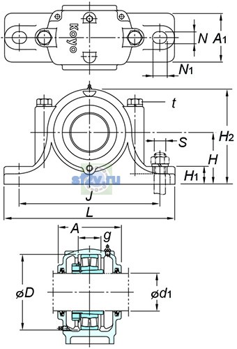 Фото подшипника SN610