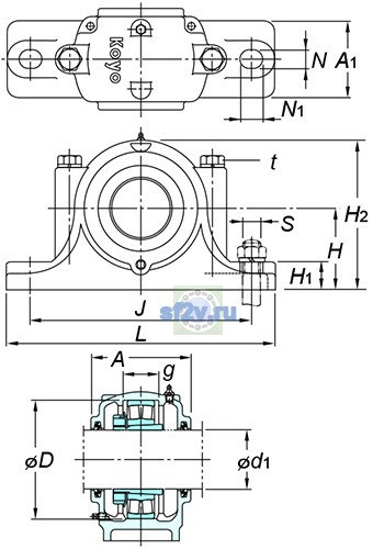 Фото подшипника SN616