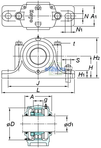 Фото подшипника SN617