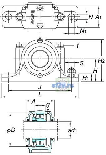 Фото подшипника SN619