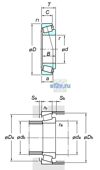 Фото подшипника T2CC022