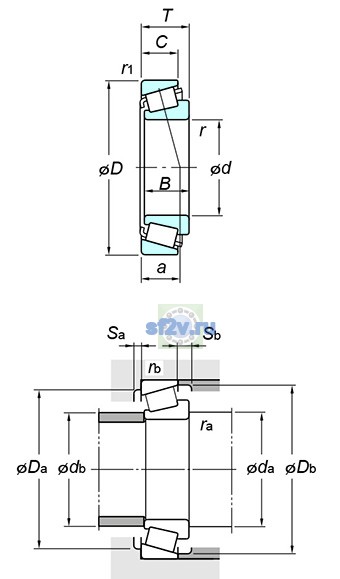 Фото подшипника T2ED045