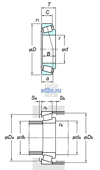 Фото подшипника T4CB110