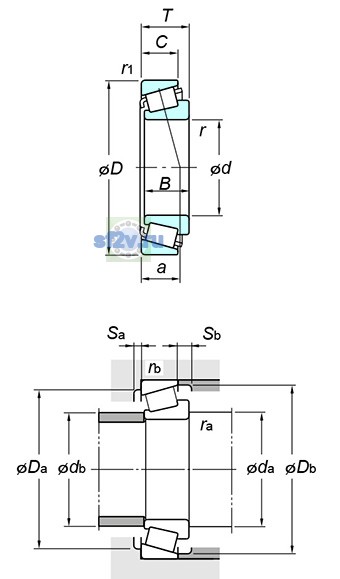 Фото подшипника T5ED060