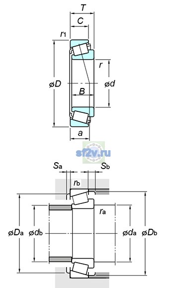 Фото подшипника TR0708-1R