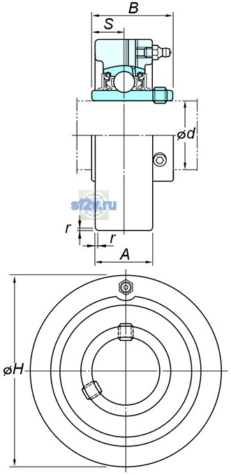 Фото подшипника UCC213