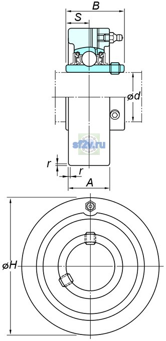 Фото подшипника UCC320