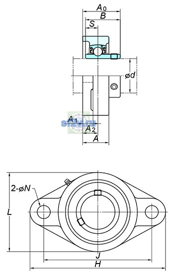 Фото подшипника UCFL320