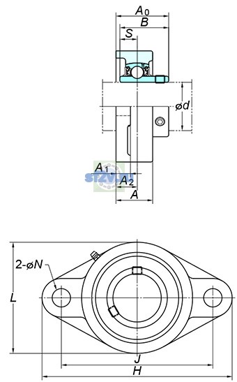 Фото подшипника UCFL328