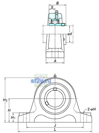 Фото подшипника UCIP313