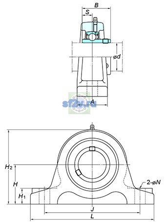 Фото подшипника UCIP314