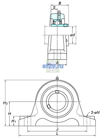 Фото подшипника UCIP315