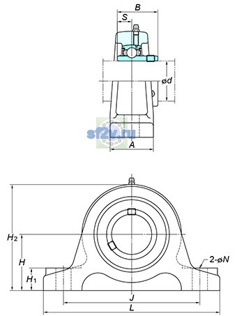 Фото подшипника UCIP316