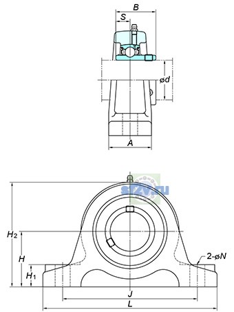Фото подшипника UCIP317