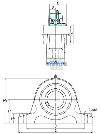 Фото подшипника UCIP318