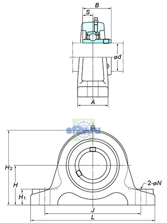Фото подшипника UCIP319