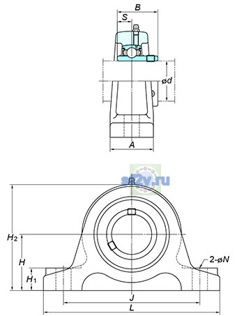 Фото подшипника UCIP320