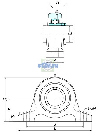 Фото подшипника UCIP326